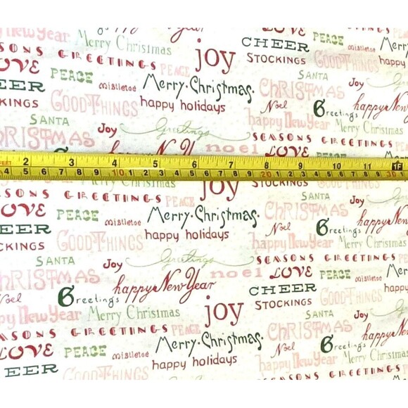 VTG - 2009 - Sew Christmas! Greetings - Alexander Henry - THIS IS A 2 YARD PIECE - Picture 6 of 9